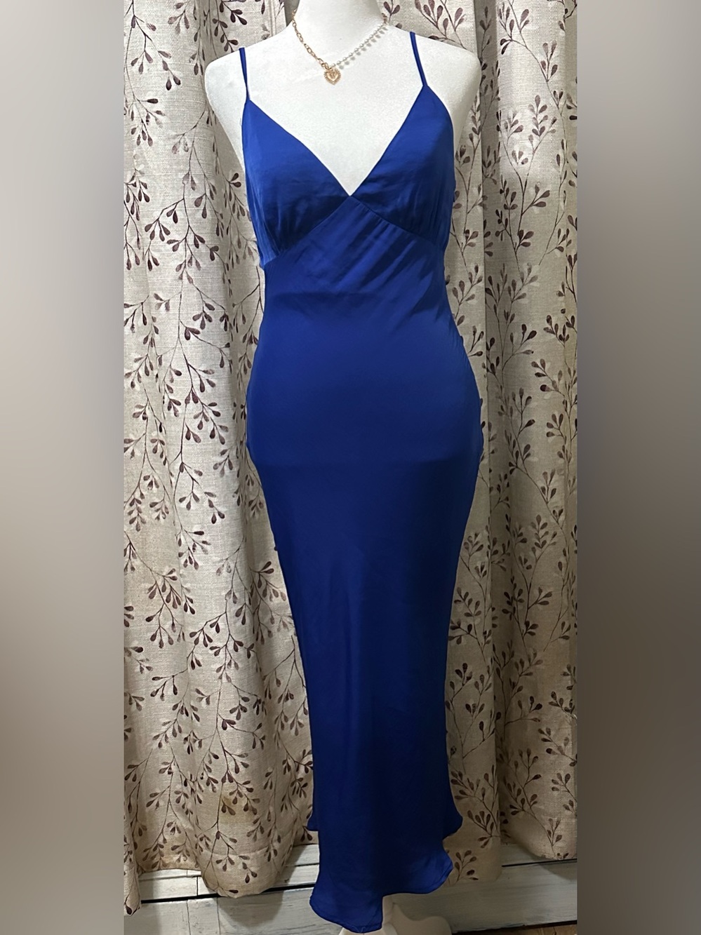 Glassons Royal Blue V-Neck Maxi Dress